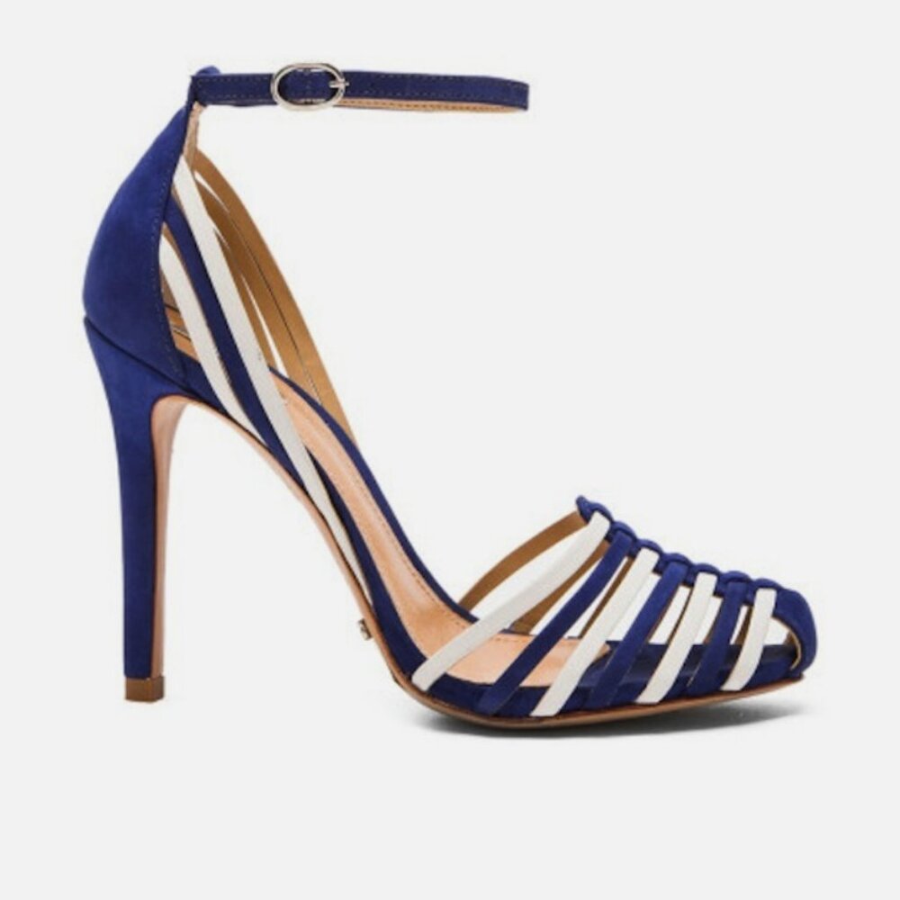 Schutz Edmunda Olympian Caged Leather Heel - Picture 3 of 6
